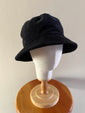 Black "Virginia" Cloche Hat