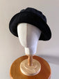 Black "Virginia" Cloche Hat