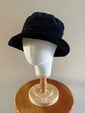 Black "Virginia" Cloche Hat