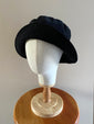 Black "Virginia" Cloche Hat