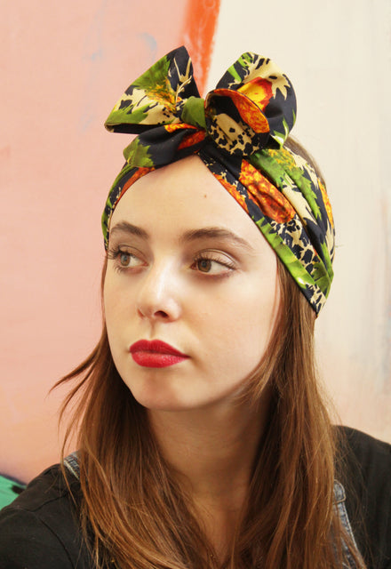 Pineapple Bow Turban Headband – Anna Chocola